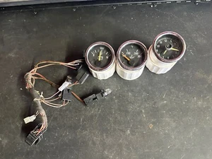 1998-2000 BMW Z3 M Roadster Coupe Center Console Gauge Set Clock Voltage Oil OEM - Picture 1 of 12