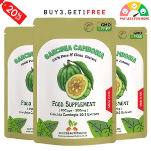 Garcinia Cambogia 3000 mg cápsulas HCA suplemento de control de peso - Imagen 1 de 5