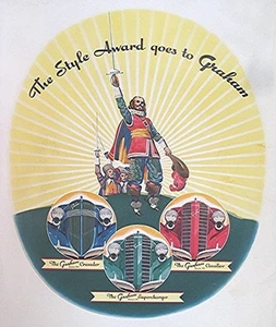 1936 Foldout Brochure - Graham Crusader Automobile - Form 2-36- 100M - Picture 1 of 10