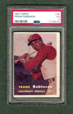 1957 Topps Frank Robinson ROOKIE PSA 3 VG # 35 Cincinnati Reds Orioles Baseball