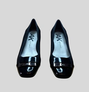 AK Anne Klein Sport Womens Black Wedge  Size 6 - Picture 1 of 8