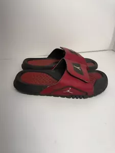 SANDALI/SLIDES JORDAN HYDRO IV RETRO (GS) 532226-601 Nero/Rosso TAGLIA 6Y - Foto 1 di 7