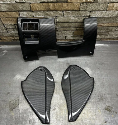 1996 2000 Civic Dash Caps End Under Bezel Trim Honda 96 97 98 99 00 JDM Password - Image 1 of 4