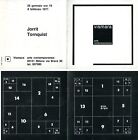 TORNQUIST Jorrit, Invito alla mostra, Galleria Vismara 1971