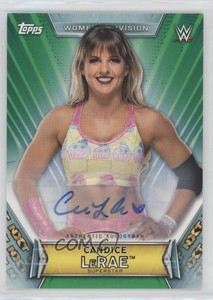 2019 Topps WWE Women's Division Roster Auto Green /150 Candice LeRae #A-CL Auto