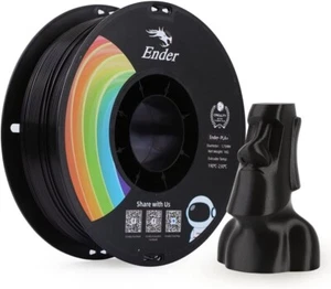 1 ROLL Ender Series 3D Printing Filament EN-PLA BLACK 1.75mm 1 KG - Picture 1 of 2