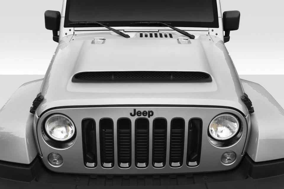 For 2007-2018 Wrangler JK Duraflex Demon Look Hood - 1 Piece Foto 1 de 4