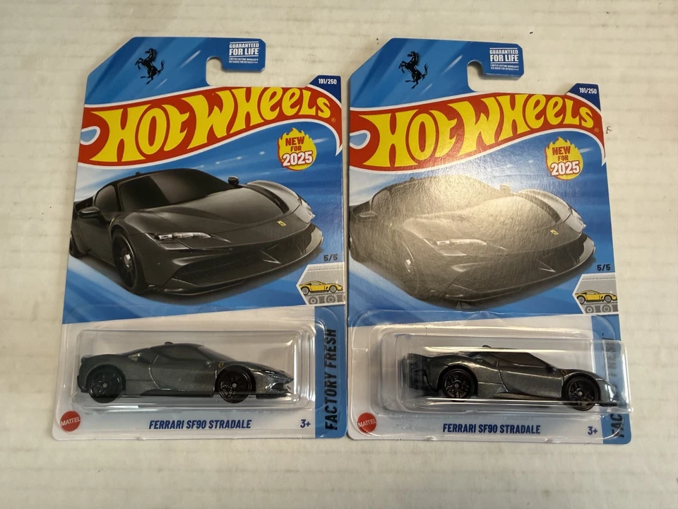 Ferrari SF90 Stradale gris Hot Wheels 2-2025 Foto 1 de 1