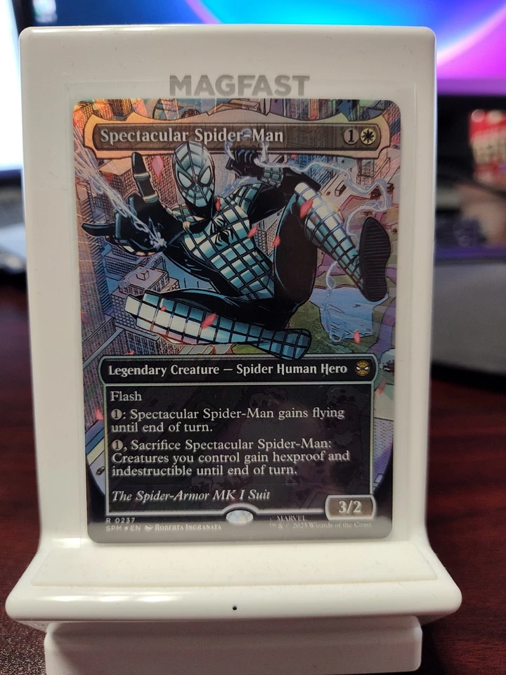 2025 Magic Marvel Spectacular Spider-Man #237 Borderless Foil - Image 1 of 2