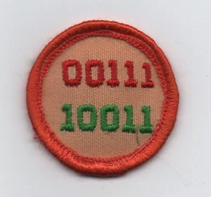 Computer Fun, Junior GS Proficiency Badge, Plastic Back (1980-99) - Picture 1 of 1