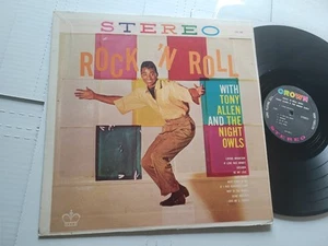 TONY ALLEN and THE NIGHT OWLS - Rock 'n Roll With... 1961 R&B Crown STEREO (LP) - Imagen 1 de 5
