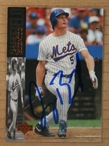 AUTOGRAPHED - Jeromy Burnitz Upper Deck #190 New York Mets 1994 - Picture 1 of 2