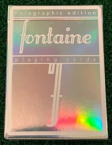 Fontaine Holographic  Playing Cards New & Sealed Limited Edition Cardistry Deck - Picture 1 of 5