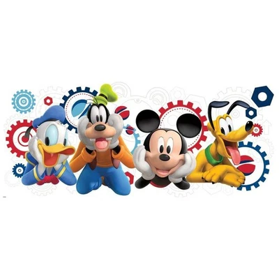 RoomMates RMK2561GM Disney Mickey Mouse Casa Club Alcaparras Gigante Pelar y Pegar... Foto 1 de 4