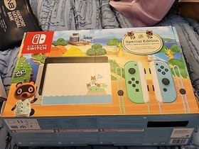 Used Nintendo Switch Animal Crossing Edition &ndash; In Box, Lightly Used