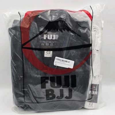 FUJI Kids All-Around Brazilian Style Jiu Jitsu Uniform w/C0-Sized White Belt C2 - Image 1 of 3