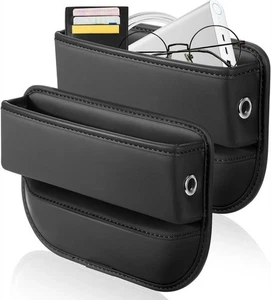 Einesin Car Organizer, Tasca portaoggetti per sedile auto in pelle PU - Foto 1 di 5
