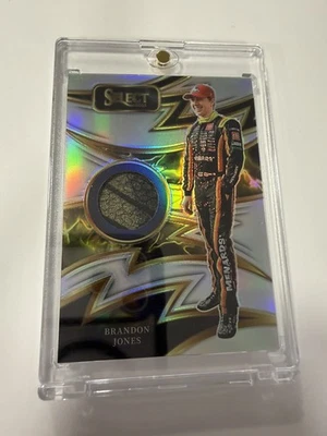 Brandon Jones 2025 Panini Select #S-BJS Sparks Race-Worn/Used Material ICE PRIZM - Image 1 of 2