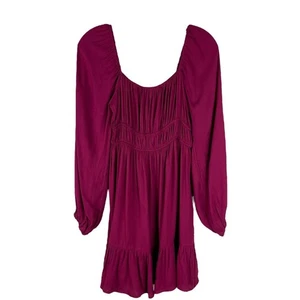 Neu mit Etikett Forever 21 rosa Milchmädchen Cottagecore Stufenkleid Medium - Bild 1 von 7