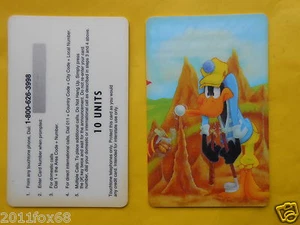 cartes de telephone telefonkarte phone cards 10 units daffy duck daffy duck's gq - Picture 1 of 1