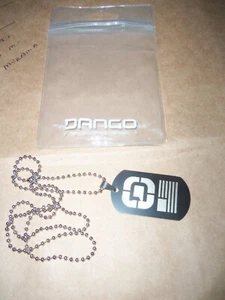 Rare Brand New Dango Products USA Dog Tag With Chain Heavy Duty LOOK! - Picture 1 of 3