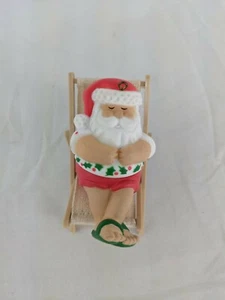 Árbol de Navidad American Greetings Santa Claus adorno baño de sol - Imagen 1 de 6