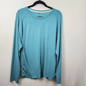 All In Motion Top Woman’s Size XL Blue Long Sleeve T-Shirt - Picture 1 of 6