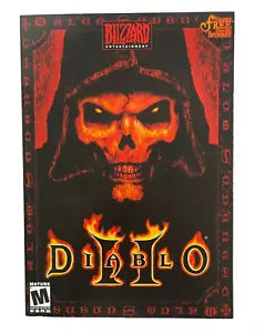 DIABLO 2 II GAME PC CD-ROM MANUAL BOOK NEW CONDITION BOOK ONLY - Picture 1 of 4