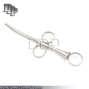 1 EA PREMIUM GERMAN STAINLESS BONE GRAFT SYRINGE 6mm Implant Dental Instruments - Picture 1 of 3