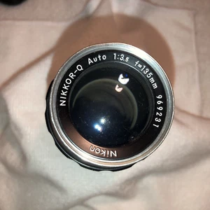 [MIJ!] Nikon 135mm f/3.5 MF AI Prime Objektiv - klassisches Portraitobjektiv! [Haze] - Bild 1 von 5