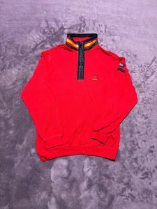 Claudio Campione Yachting Polo Shirt Rugby Sailwear New York Size L Red - Picture 1 of 3