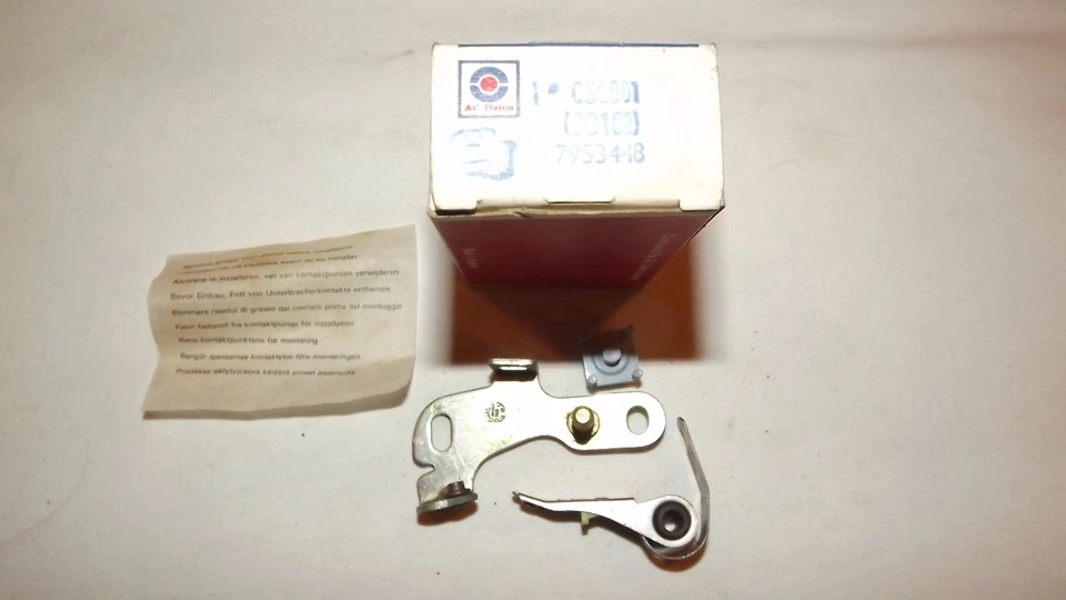 Set Switch, Screw Platinum AC Delco Cs 8001 (DB102) . Triumph Vauxhall Vauxhaull - Image 1 of 3