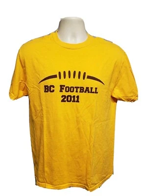 Camiseta amarilla mediana para adulto 2011 Boston College BC Football The Bird is Back Foto 1 de 4