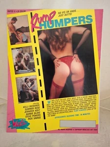 "RUMP HUMPERS"* w/ *KELLY RICHARDS* & 4 NEW PREVIEWS '85 8.5" x 11"x 2 PAGES - Picture 1 of 4