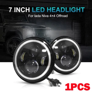 7Inch Halo LED Headlights Combo Lamp For 1953-1977 Ford F-100 F-250 F-350 Pickup - Picture 1 of 8
