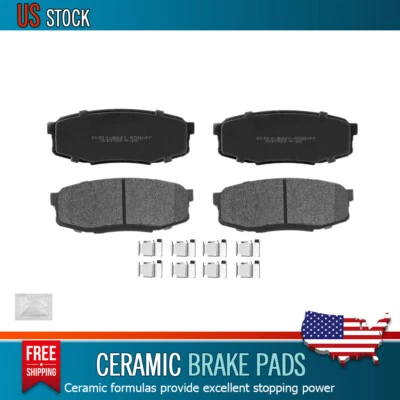 Pastillas de freno traseras de cerámica para Toyota Land Cruiser Sequoia Tundra 2008-2021 LX570 Foto 1 de 4