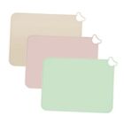  3 Pack Silicone Placemat for Toddlers Kids for Dining Table & Restaurants - 