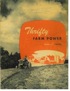 Folleto de tractor Allis Chalmers B implementos y especificaciones de energía agrícola ahorradores - Imagen 1 de 6
