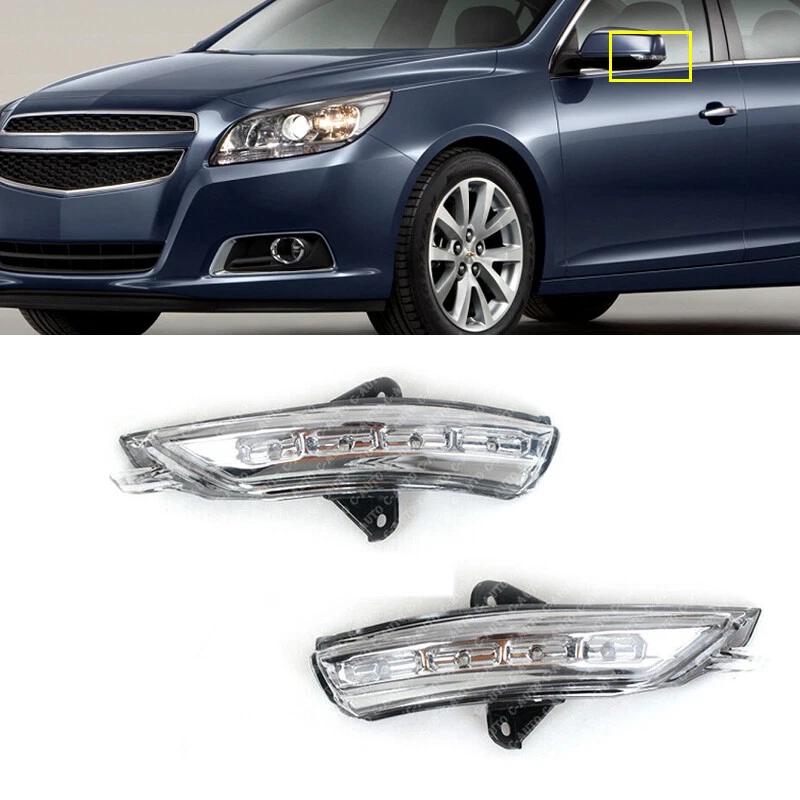 Par de luces de giro del espejo retrovisor para Chevrolet Malibu 2012-2017 Foto 1 de 4