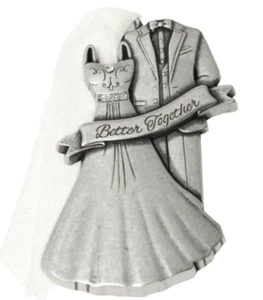 Gloria Duchin Better Together Marriage Christmas Tree Ornament Wedding Couple - Picture 1 of 1