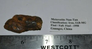 N1 15 grams NanTan Meteorite Classification Iron IAB-MG China - Picture 1 of 2