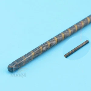 Cable flexible de 6,35 mm 1/4"" cuadrado de dos extremos 5X5 mm 300/360/390/410 mm para barco de radiocontrol - Imagen 1 de 6
