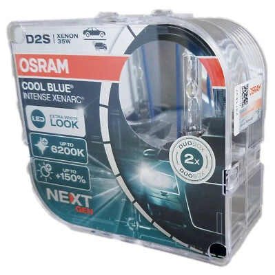D2S OSRAM  COOL BLUE INTENSE 6200K Xenon Brenner Leuchtmittel  66240CBN-HCB - Bild 1 von 3