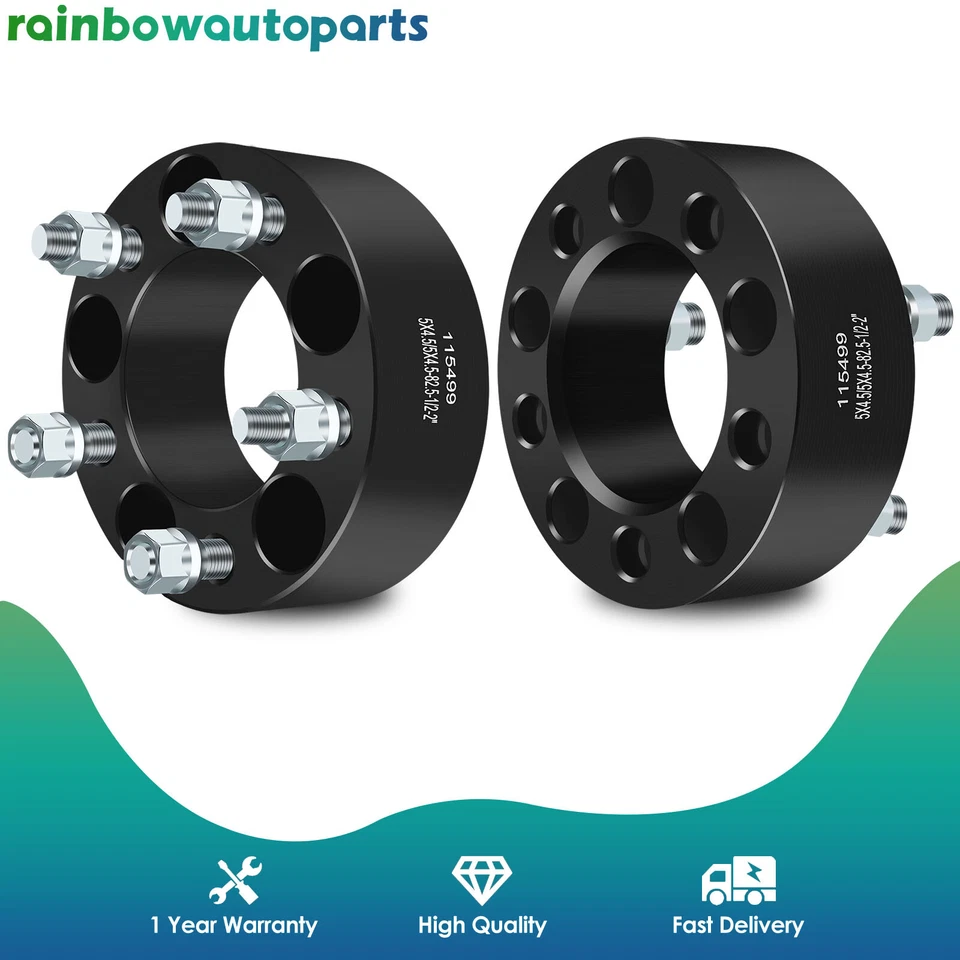 2 piezas espaciadores de rueda 2" 5x4,5 5x114,3 para Ford Mustang Taurus Jeep Liberty Mercury Foto 1 de 4