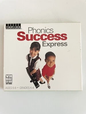 Phonics Success Express (Ages 5-9  / Grades K-4) Reading Topics WIN MAC CD-ROM  - Image 1 of 4