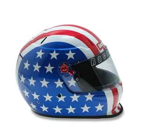 RaceQuip PRO20 Racing Helmet AMERICAN FLAG GRAPHIC Snell SA2020 - Picture 1 of 4