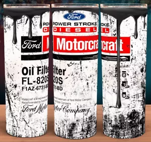 Ford Motorcraft Power Stroke FL-820S filtro olio tazza invecchiata bicchiere 20 oz - Foto 1 di 1