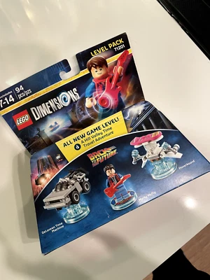 LEGO DIMENSIONS Level Pack 71201 Back to the Future Marty DeLorean Time Machine - Image 1 of 2