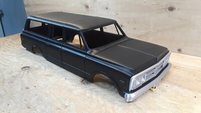 3D Printed RC CAR 1972 GMC Suburban SUV Chevy Truck  1/10 Body Shell - Image 1 of 4