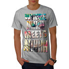 Wellcoda Girl Nude Beach Hot Mens T-shirt, Summer Graphic Design Printed Tee